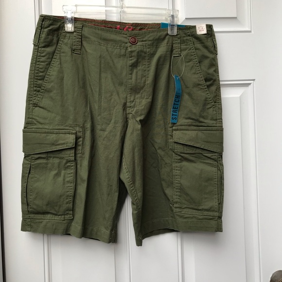red camel cargo pants